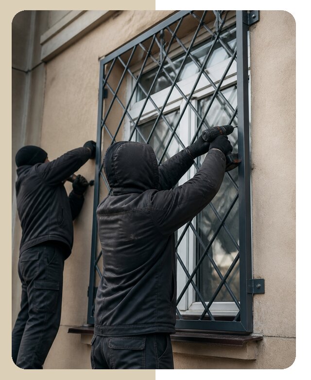 Установка антивандальных решеток на окна в Муроме